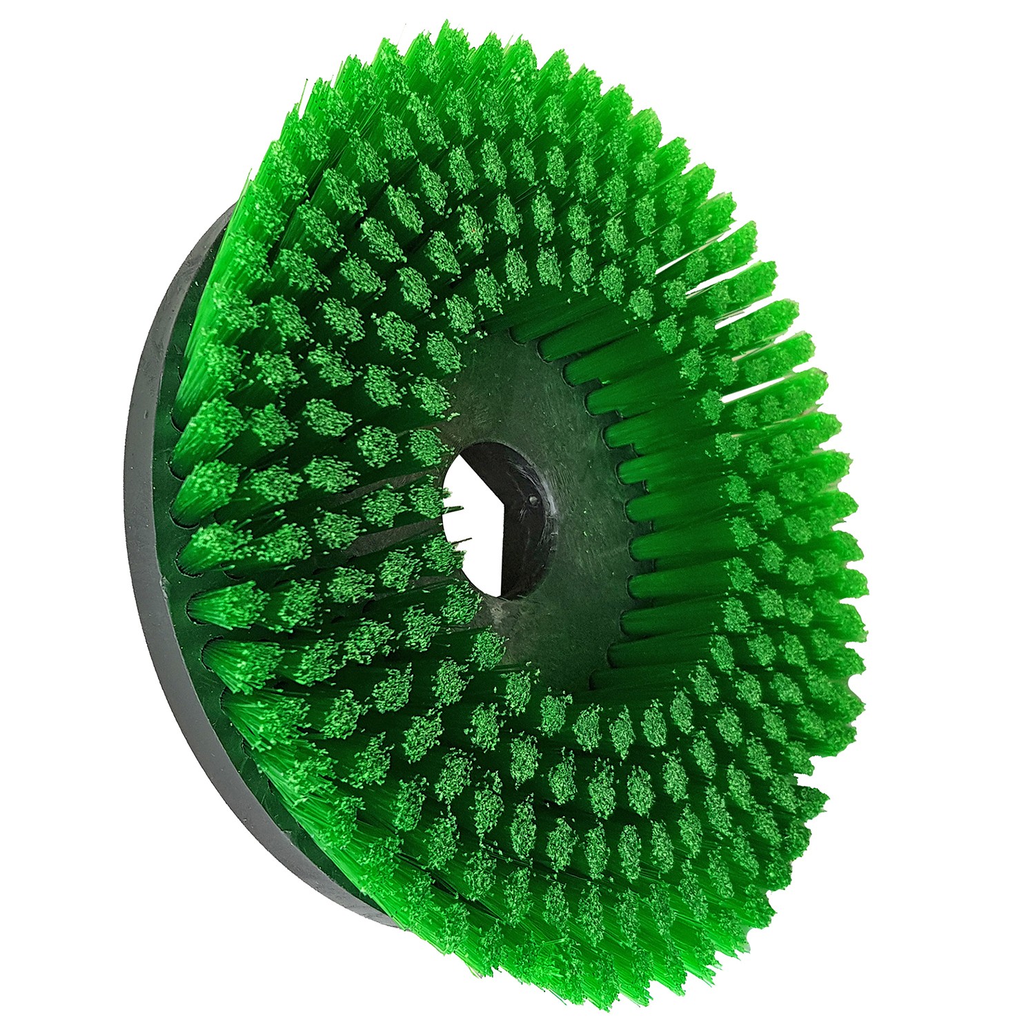 Scrubbing brush green